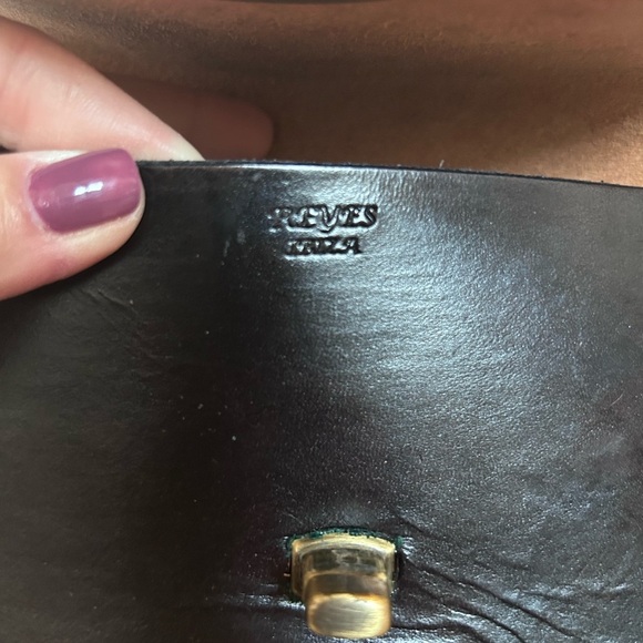 Vintage Ibiza Leather Belt Bag Chocolate Brown Gold Hardware - Picture 5 of 11